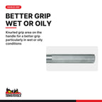 Teng Tools M110020 1 Inch Drive Heavy Duty 22 Inch Power Bar For Use, knurled grip area on the handle for a better grip