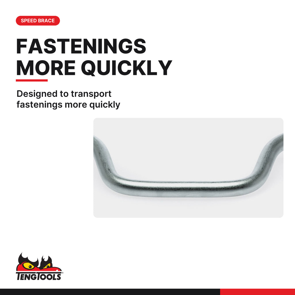 Teng Tools M120011-C 420mm Long 1/2 Inch Drive Speed Brace, designed to transport fastenings more quickly