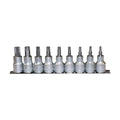 Teng Tools M1213TPX 9 Piece 1/2 Inch Drive TPX Bit Socket Set (TPX20 on a white background