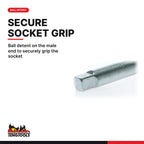 Teng Tools M140015-C 1/4 inch drive spinner handle, ball detent on the male drive end
