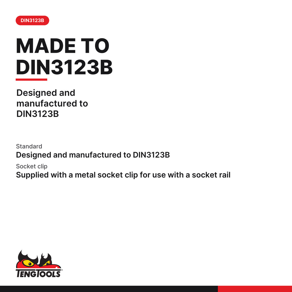 Teng Tools M140020-C 1/4 Inch Drive Extension Bars, designed and manufactured to DIN3123B