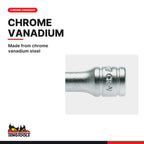 Teng Tools M140023-C 1/4" Extension Bar 75mm, made from chrome vanadium steel