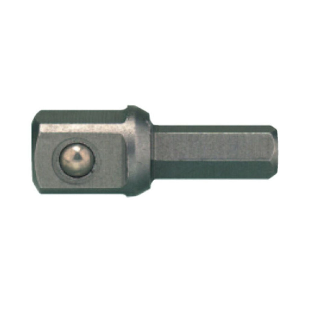 Teng Tools M140037 1/4 Inch Hex to 1/4 Inch Square Drive Socket on a white background