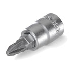Teng Tools M141601-C 1/4 Drive Pozi Bit Socket PZ1 on a white background