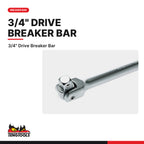 Teng Tools M340070-C 3/4 Inch Drive 19 Inch Long Breaker Bar -M340070-C, 3/4" Drive Breaker Bar