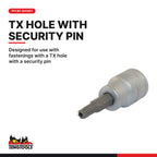 Teng Tools M381240-C 3/8 Inch Drive TPX40 Torx Plus Bit Socket, designed for use with fastenings with a TX hole with a