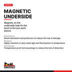 Teng Tools magnetic spirit level, 300 to 1200 mm, magnets on the underside help fix the level to ferrous work pieces
