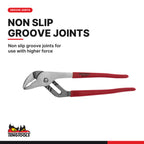 Teng Tools MB410 250-400mm Chrome Vanadium Groove Joint Water Pump, non slip groove joints for use with higher force