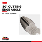 Teng Tools MB441-5 135-160mm CrMo Side Cutting Pliers, 80° cutting edge angle