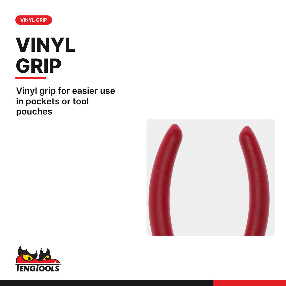 Teng Tools MB441-5 135-160mm CrMo Side Cutting Pliers, vinyl grip for easier use in pockets or tool pouches