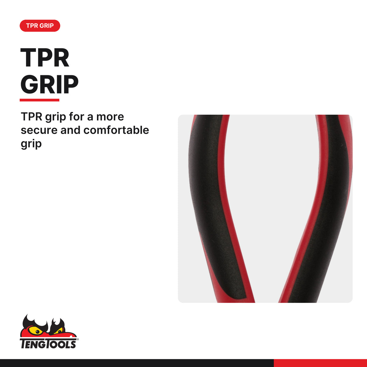 Teng Tools MB441-5T 140-160mm CrMo Side Cutting Pliers, TPR grip for a more secure and comfortable grip