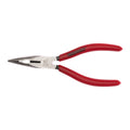 Teng Tools MB463-5 Bent Long Nose Pliers 140-200mm CrMo Angled Needle on a white background