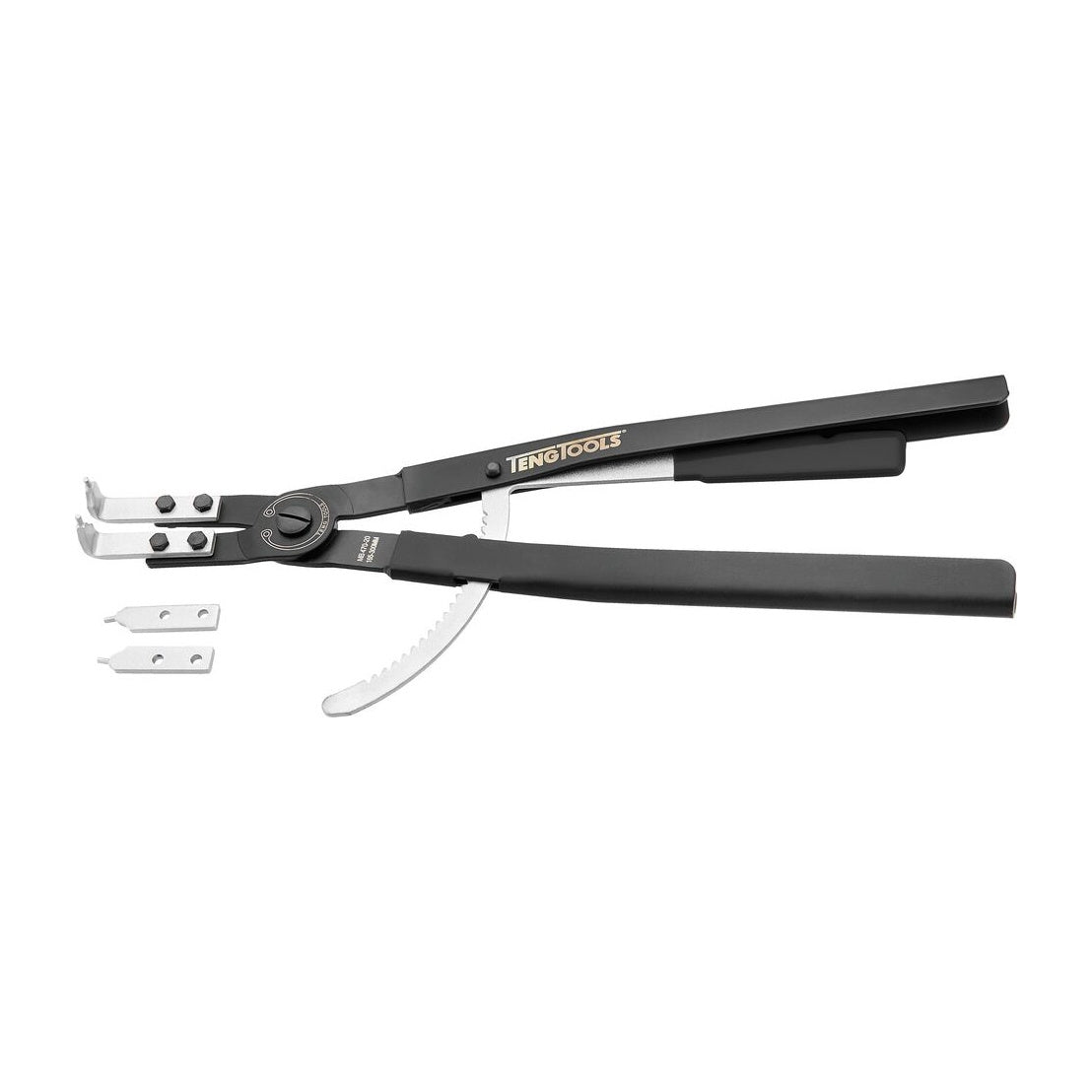 Teng Tools MB472-20 20 Inch Ratcheting Circlip Pliers on a white background