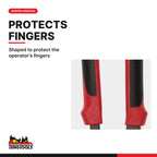 Teng Tools MB481-10TQ 10 Inch TPR Grip Quick Set Slip Joint / Water, shaped to protect the operator's fingers