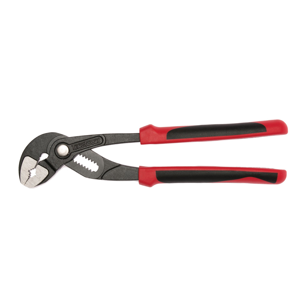 Teng Tools MB481-10TQ 10 Inch TPR Grip Quick Set Slip Joint / Water on a white background