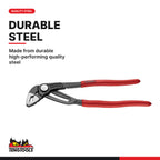 Teng Tools MB482-10Q 185-250mm Quick-Adjust Water Pump Pliers, made from durable high-performing quality steel