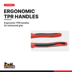 Teng Tools MB482-10TQ 250 mm Quick Set Water Pump Plier, ergonomic TPR handles for enhanced grip