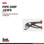 Teng Tools MB482-10TQ 250 mm Quick Set Water Pump Plier, pipe grip jaws hardened to HRC 60