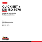 Teng Tools MB482-10TQ 250 mm Quick Set Water Pump Plier, quick-set function for fast jaw positioning