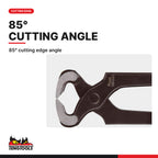 Teng Tools MB489-7 180 mm Carpenter's Plier, 85° cutting edge angle