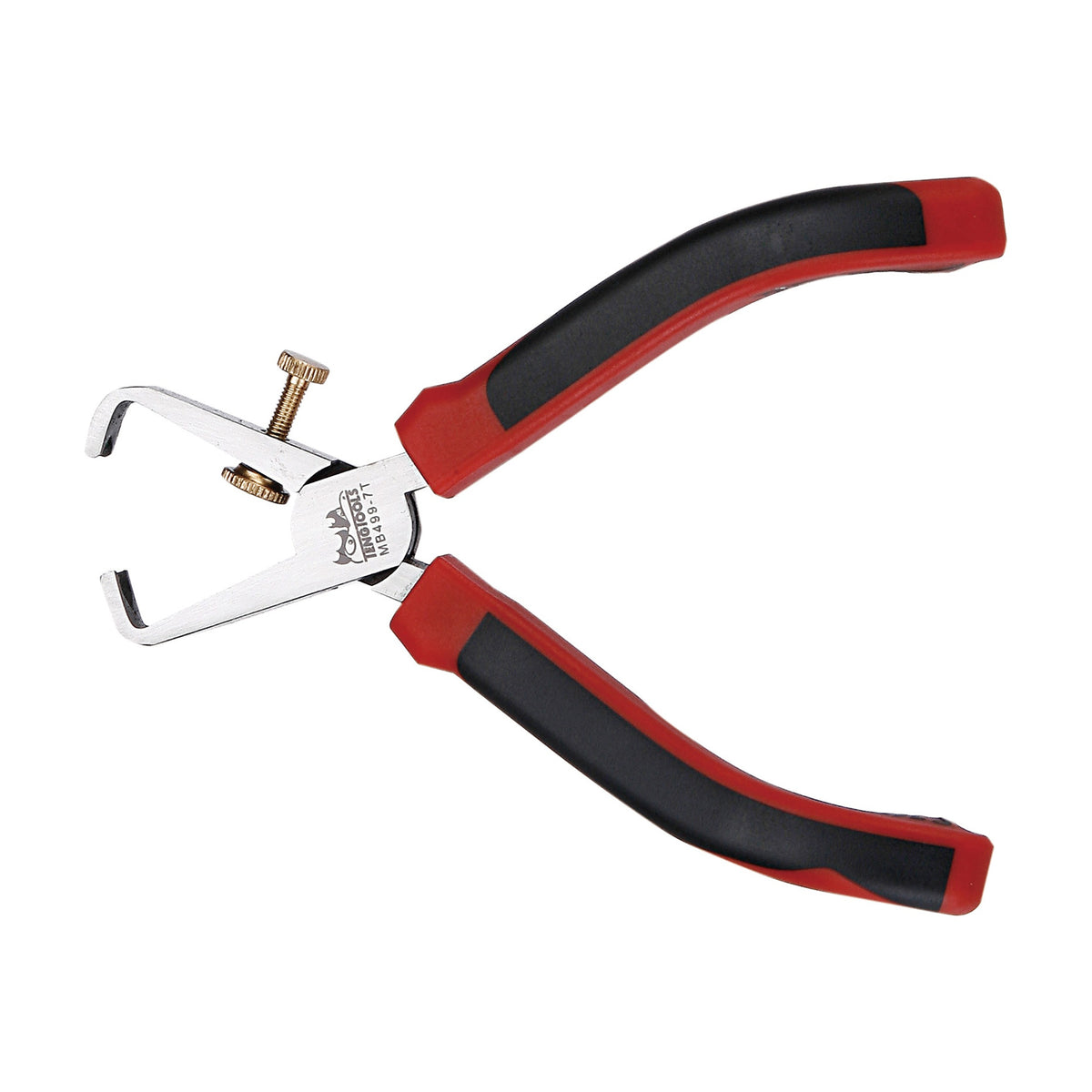 Teng Tools MB499-7T 178 mm CrMo Wire Strippers with Ergonomic TPR Grip on a white background