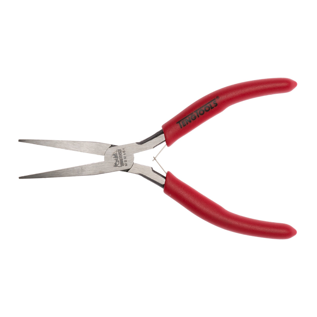 Teng Tools MBM464 Mini Flat Nose Pliers 140 mm (5.5 in) on a white background