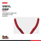 Teng Tools MBM468 140 mm Mini Needle Nose Plier, vinyl grip for easier use in pockets or tool pouches