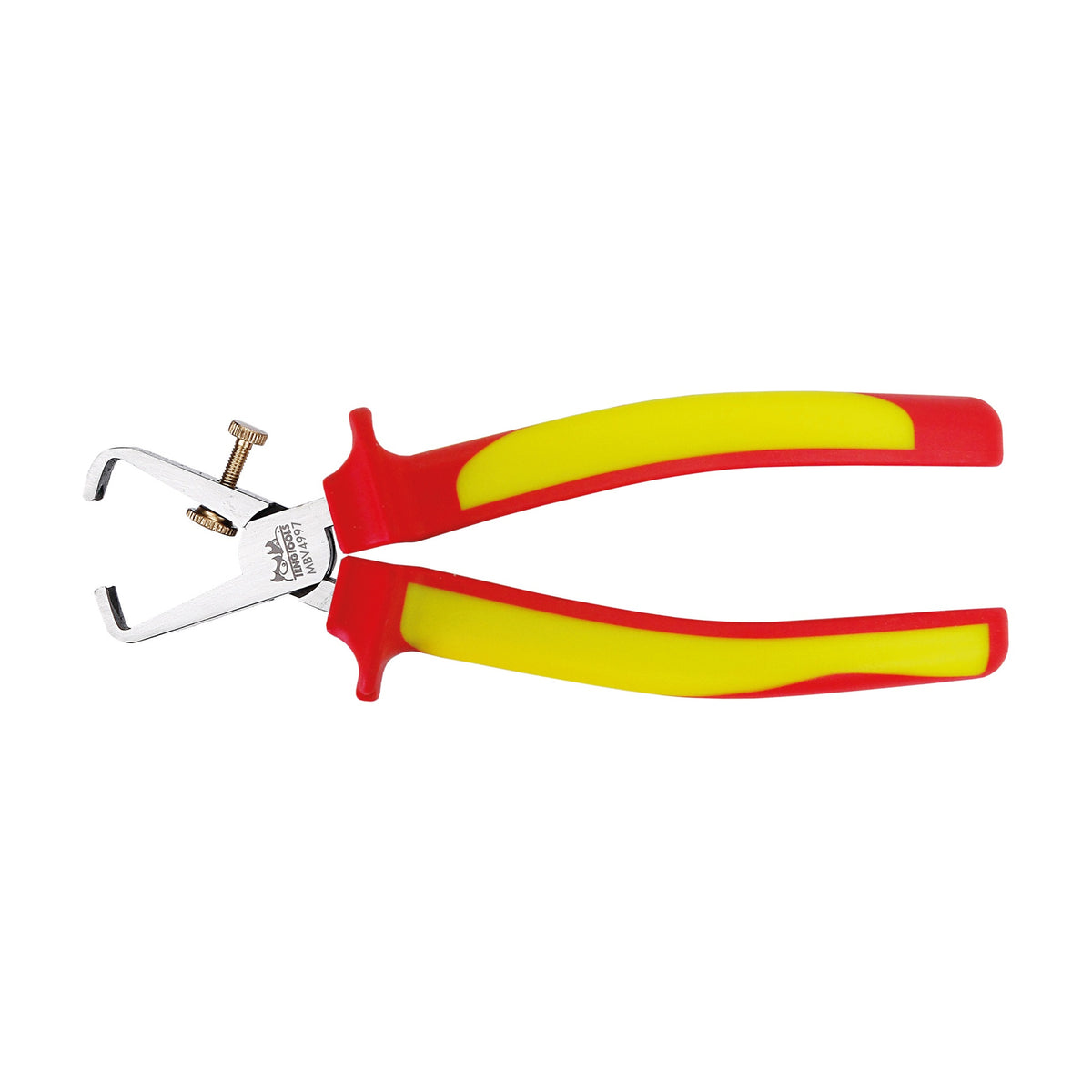 Teng Tools MBV499-7 1000V Insulated Wire Stripping Plier on a white background