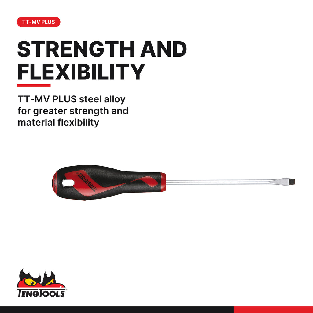 Teng Tools MD9053N Screwdriver Set Mixed 54 Pieces, TT-MV PLUS steel alloy for greater strength and material flexibility