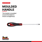 Teng Tools MD906N Screwdriver Set Mixed 6 Pieces, the handle is moulded around the blade to ensure straightness