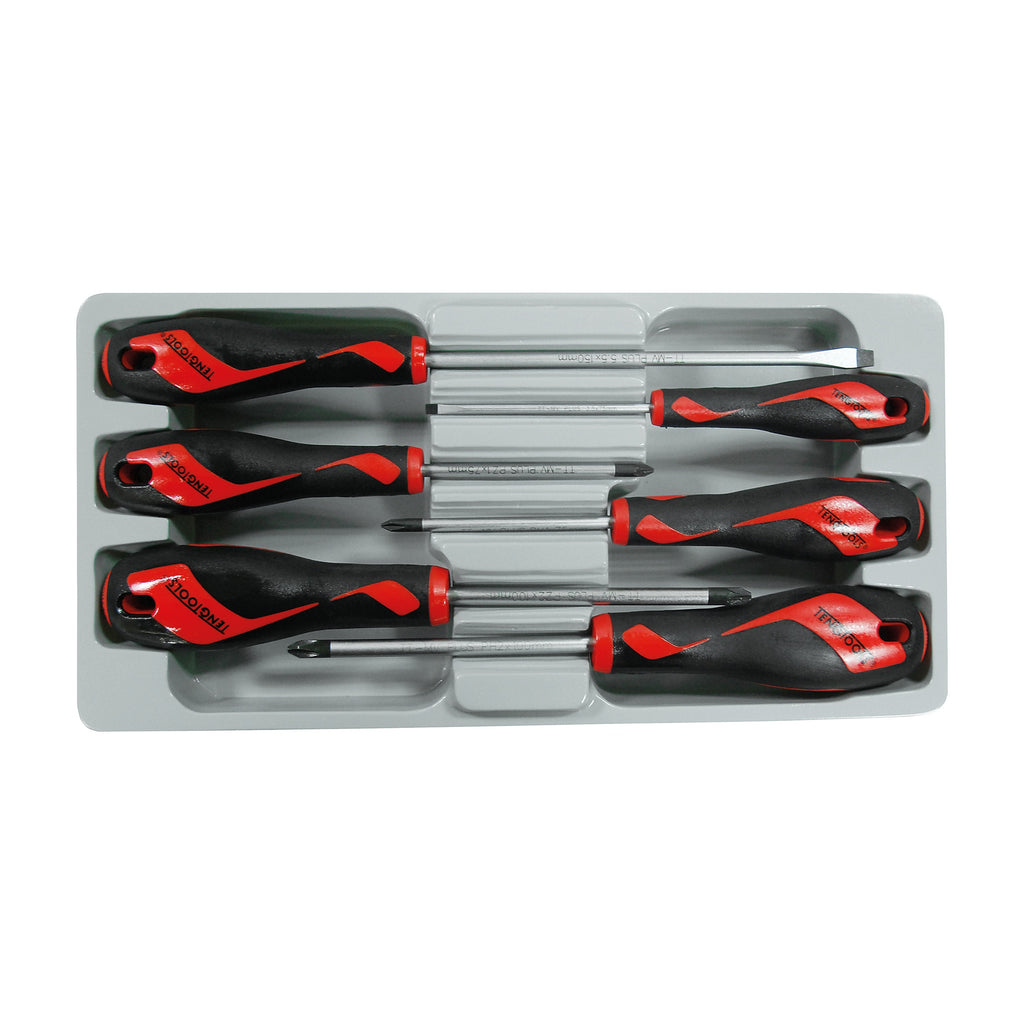 Teng Tools MD906N Screwdriver Set Mixed 6 Pieces on a white background