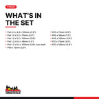 Teng Tools MD911N Screwdriver Set Mixed 11 Pieces, what's in the tray
