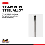Teng Tools MD923N1 5.5 mm Flat Blade Slotted Screwdriver, TT-MV PLUS steel alloy for greater strength and material