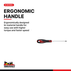 Teng Tools MD925TN Individual Torx Star Screwdriver TX25, ergonomically designed bi-material handle for easy use with higher