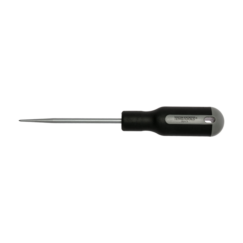 Teng Tools MDA-R Round Tip Awl With Bi-Material Handle for Marking on a white background