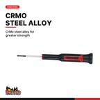 Teng Tools MDM706 Mini Screwdriver Set Flat & PH 6 Pieces, crMo steel alloy for greater strength
