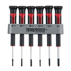 Teng Tools MDM706 Mini Screwdriver Set Flat & PH 6 Pieces on a white background