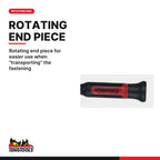 Teng Tools MDM713 2-3 Small Screwdriver, rotating end piece for easier use when "transporting" the fastening