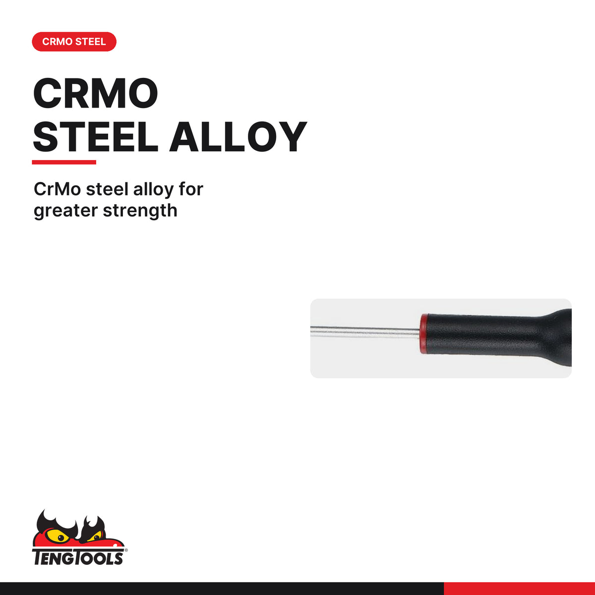Teng Tools MDM716 PH00 Phillips Precision Glasses Screwdriver, crMo steel alloy for greater strength
