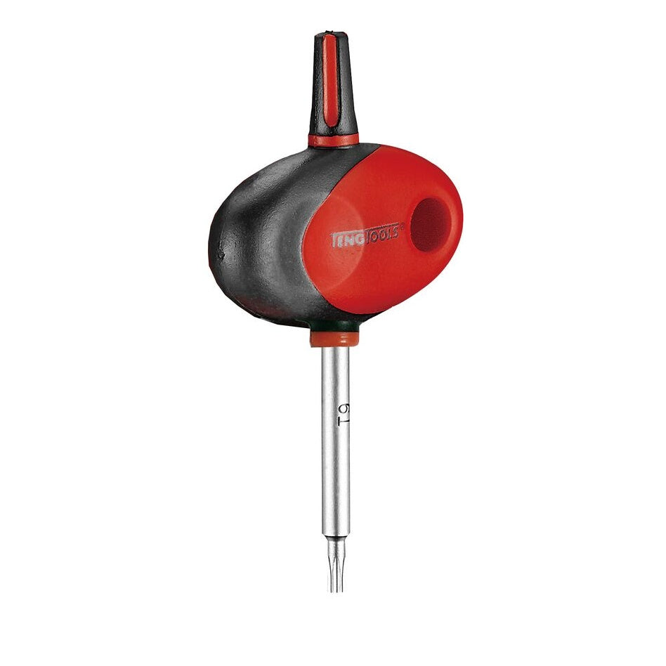 Teng Tools MDM808T Individual CrMo Mini Torx Star T-Handle Key on a white background