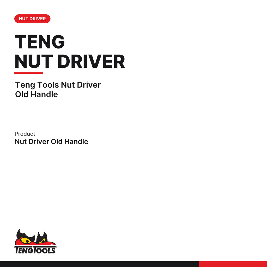 Teng Tools MDN405 5 mm Metric Nut Driver, teng Tools Nut Driver Old Handle