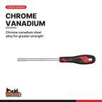 Teng Tools MDN505 Metric Hex Nut Driver 5 mm to 13 mm, chrome vanadium steel alloy for greater strength