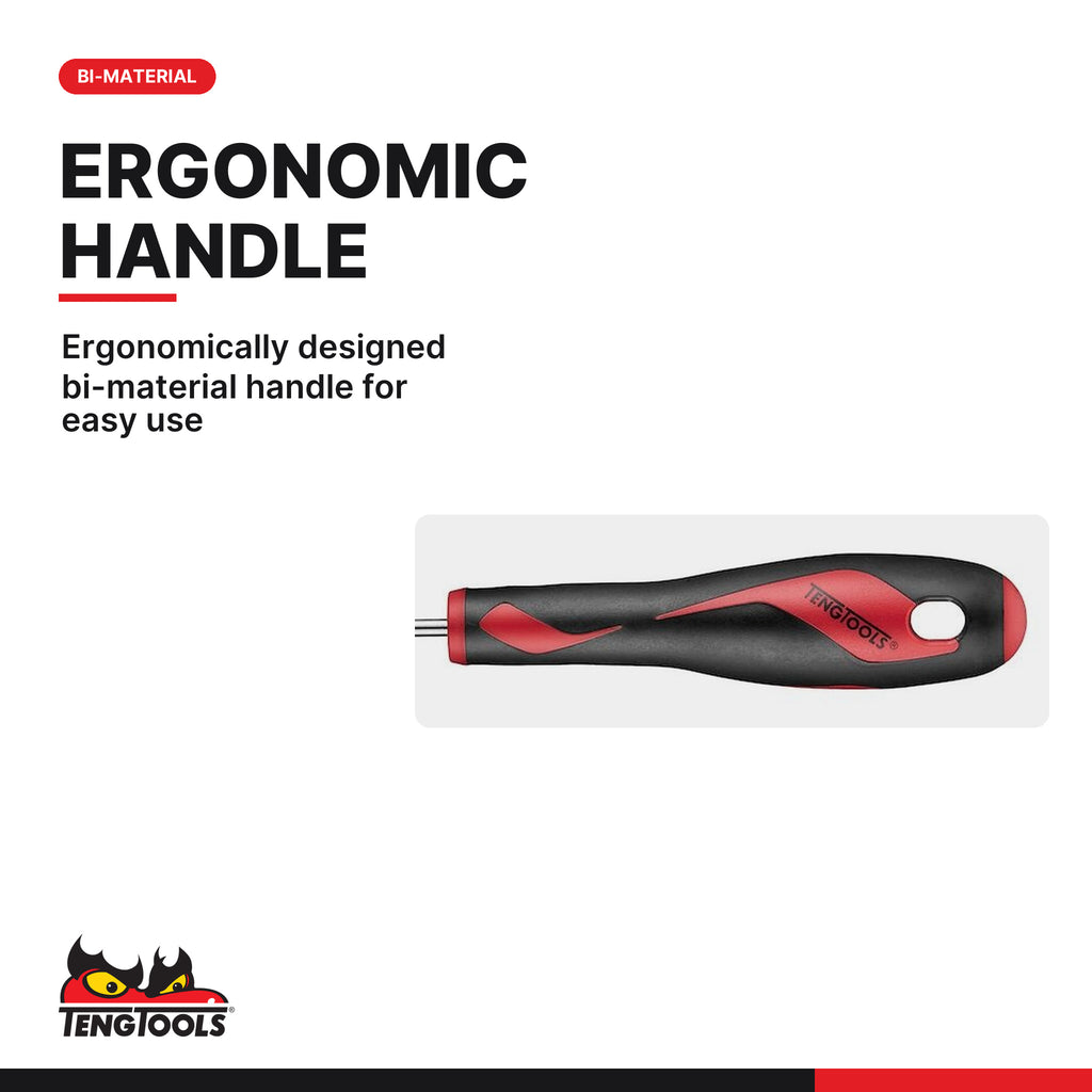 Teng Tools MDP35 Hook Tool 35°, ergonomically designed bi-material handle for easy use