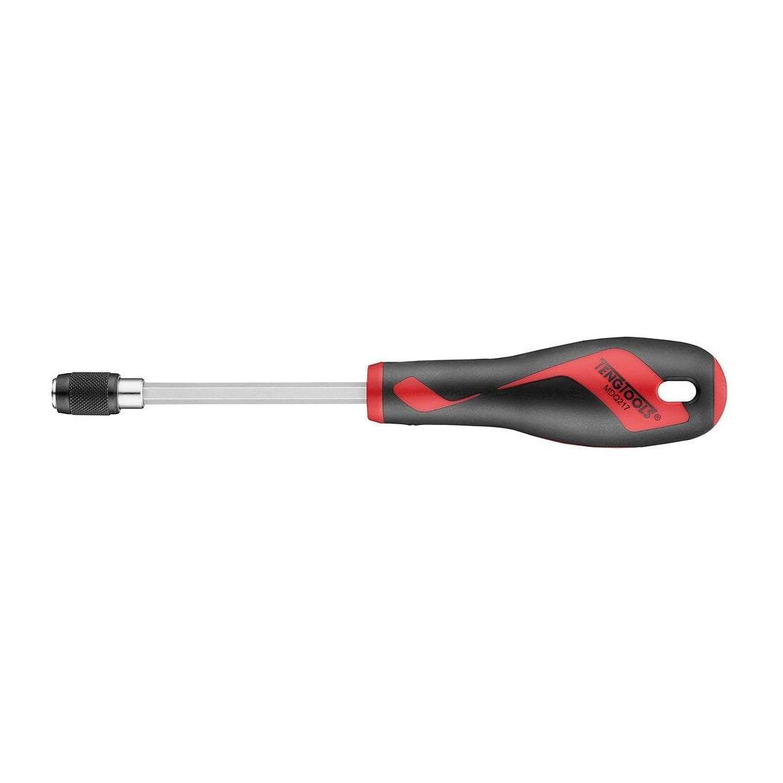 Teng Tools MDQ217 1/4 Inch Hex Bit Driver on a white background