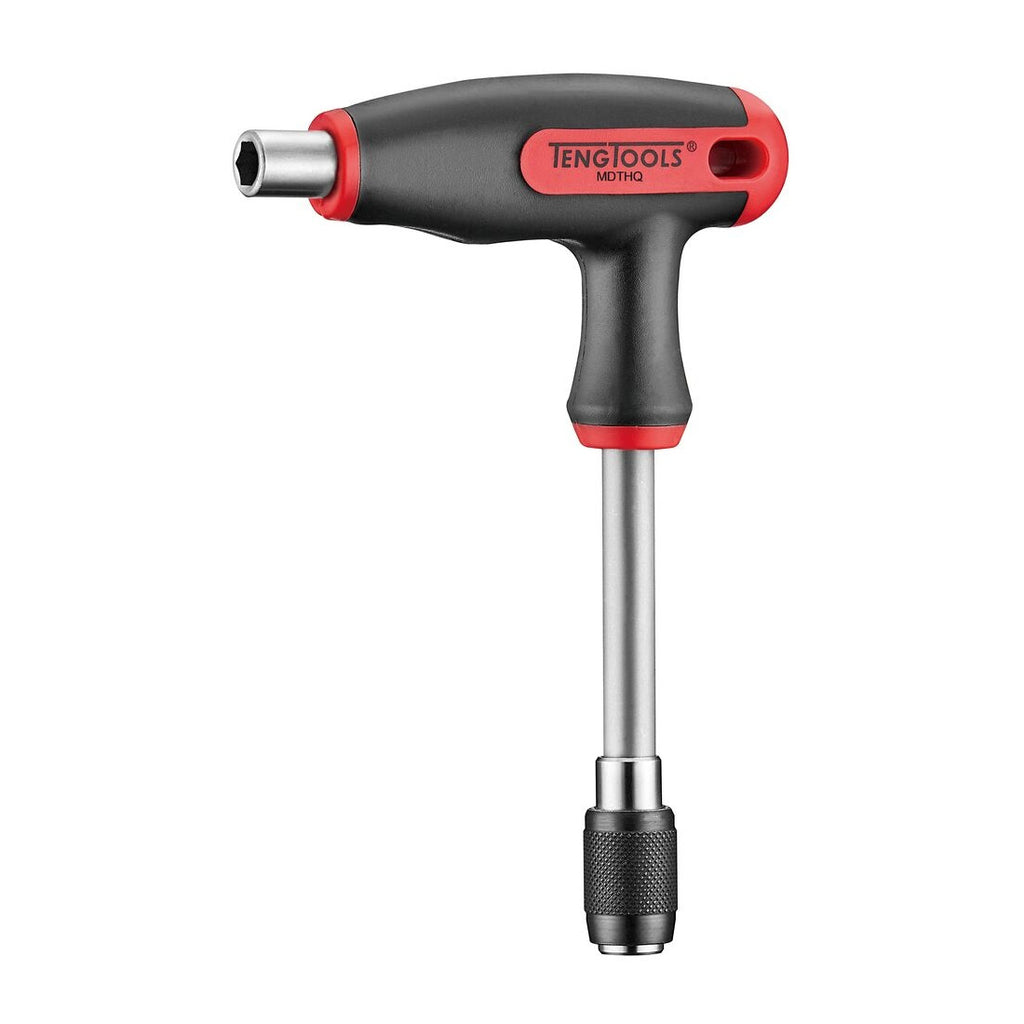 Teng Tools MDTHQ 1/4 Inch Hex T-Handle Quick Chuck Bit Driver on a white background