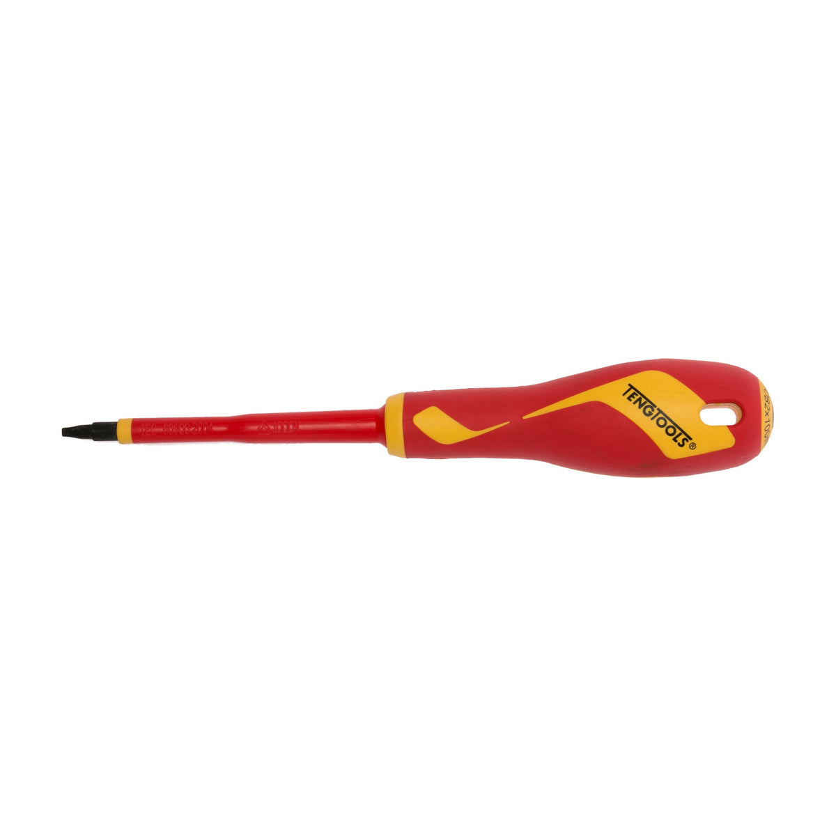 Teng Tools MDV802N #2 Robertson Insulated Screwdriver on a white background