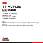 Teng Tools MDV820N Flat Insulated Screwdriver 0.4-1.2 mm Blade |, TT-MV PLUS steel alloy, designed and manufactured to DIN