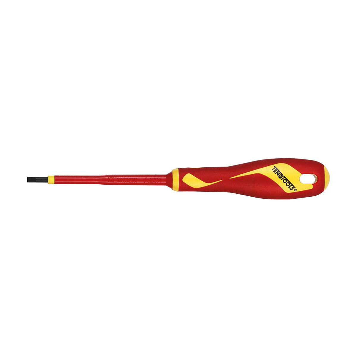 Teng Tools MDV820N Flat Insulated Screwdriver 0.4-1.2 mm Blade | on a white background