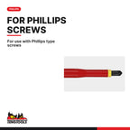 Teng Tools MDV840N PH0 x 60mm 1000 Volt Insulated PH Type Screwdriver, for use with Phillips type screws