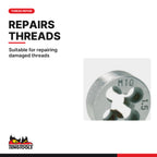 Teng Tools metric threading die M3 to M12, suitable for repairing damaged threads
